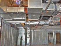 Climate Control Fabricated Duct Work for Pearson Nissan Car Dealership