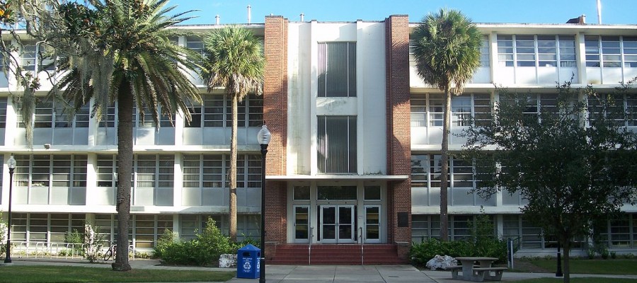 Front Elevation of McCarty Hall at University of Florida